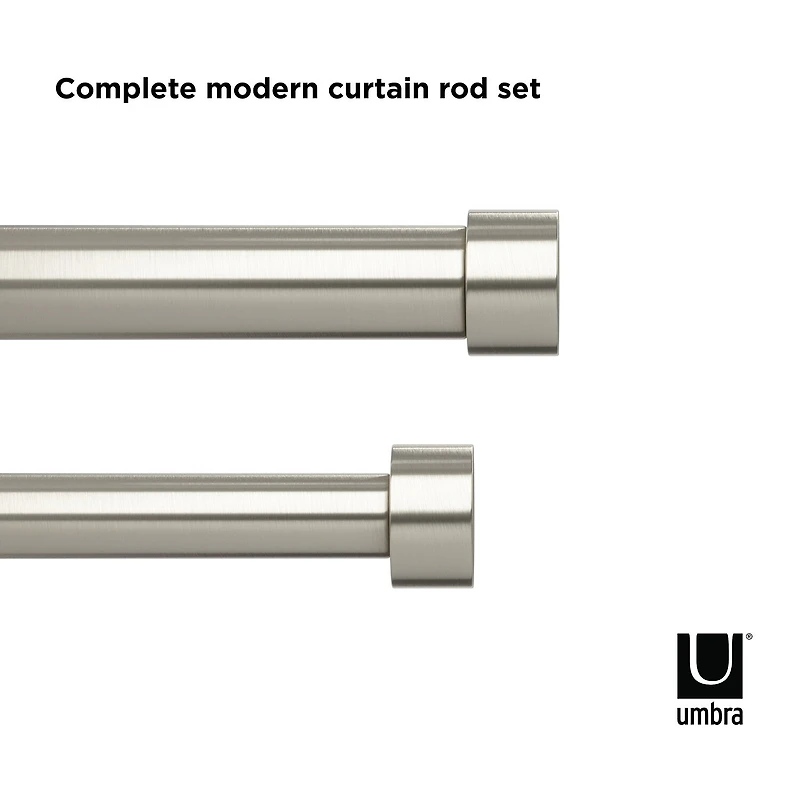 Umbra Mix & Match Cappa Double Curtain Rod