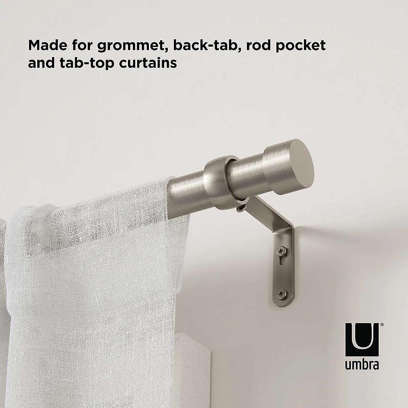 Umbra Mix & Match Cappa 1 Adjustable Curtain Rod