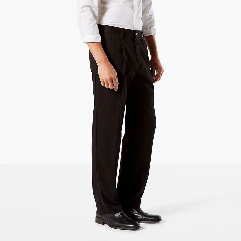 Dockers Easy Khaki With Stretch Mens Comfort Waistband Classic Fit Big and Tall Pleated Pant