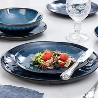Elama 12-pc. Stoneware Dinnerware Set