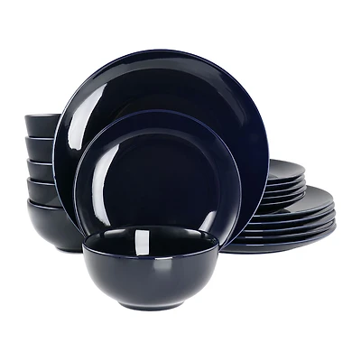 Elama Luna 18-pc. Porcelain Dinnerware Set