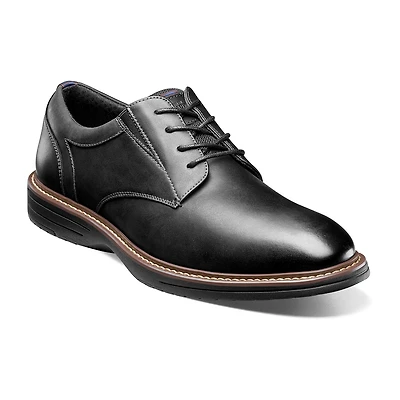 Nunn Bush Griff Plain Mens Round Closed Toe Oxford Shoes