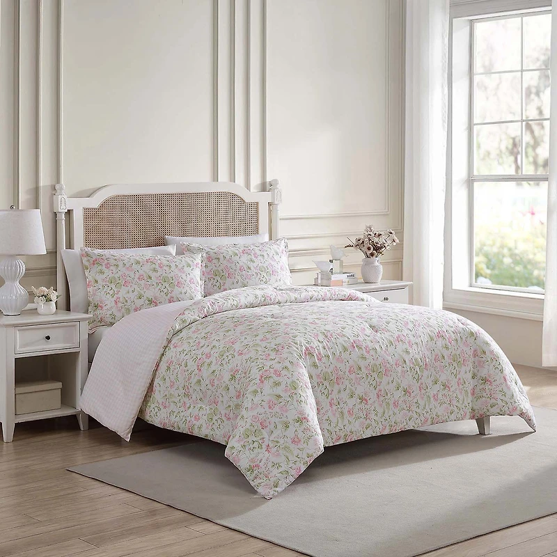 Laura Ashley Morning Gloria Midweight Comforter Set