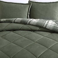 Eddie Bauer Big Lake Plaid Midweight Comforter Set