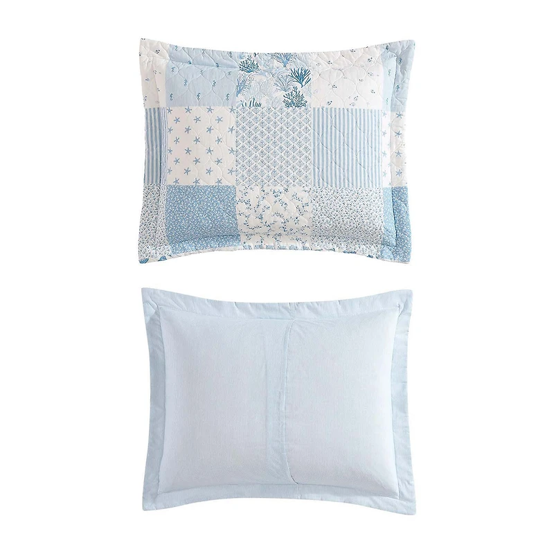 Laura Ashley Colleens Coastal Quilt Set