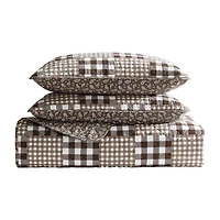 Eddie Bauer Gingham Patchwork Quilt Set