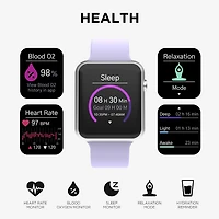 Itouch Womens Multi-Function Purple Smart Watch Ta4m01-B09