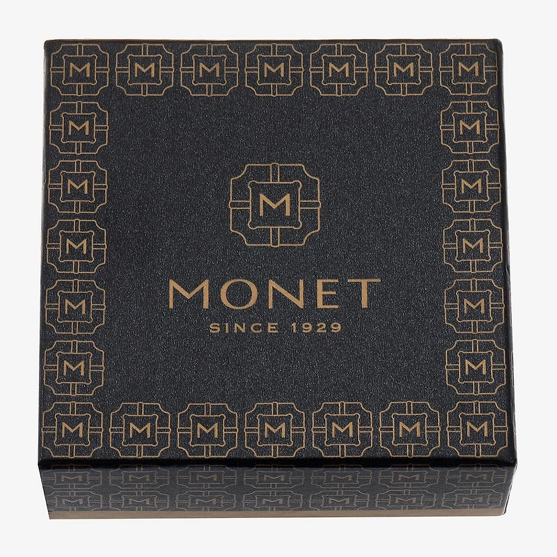 Monet Jewelry Hematite Gray Compact Mirror