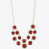 Monet Jewelry Womens Blue 18 Inch Statement Necklace