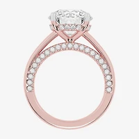 (G-H / Vs2-Si1) Womens 3 1/2 CT. T.W Lab Grown White Diamond 14K Gold Solitaire Engagement Ring
