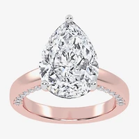 (G-H / Vs2-Si1) Womens 3 1/2 CT. T.W Lab Grown White Diamond 14K Gold Solitaire Engagement Ring