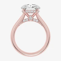 (G-H / Vs2-Si1) Womens 5 1/3 Ct. T.W. Lab Grown White Diamond 14K Gold Round Solitaire Engagement Ring