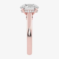 (G-H / Vs2-Si1) Womens 5 1/3 Ct. T.W. Lab Grown White Diamond 14K Gold Round Solitaire Engagement Ring
