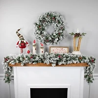 Northlight Angel Pine And Pine Cones Unlit Christmas Indoor Garland