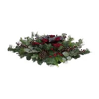 Northlight 36in Bows And Berries   Unlit Swag