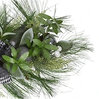 Northlight 36in Berries And Bows   Unlit Swag