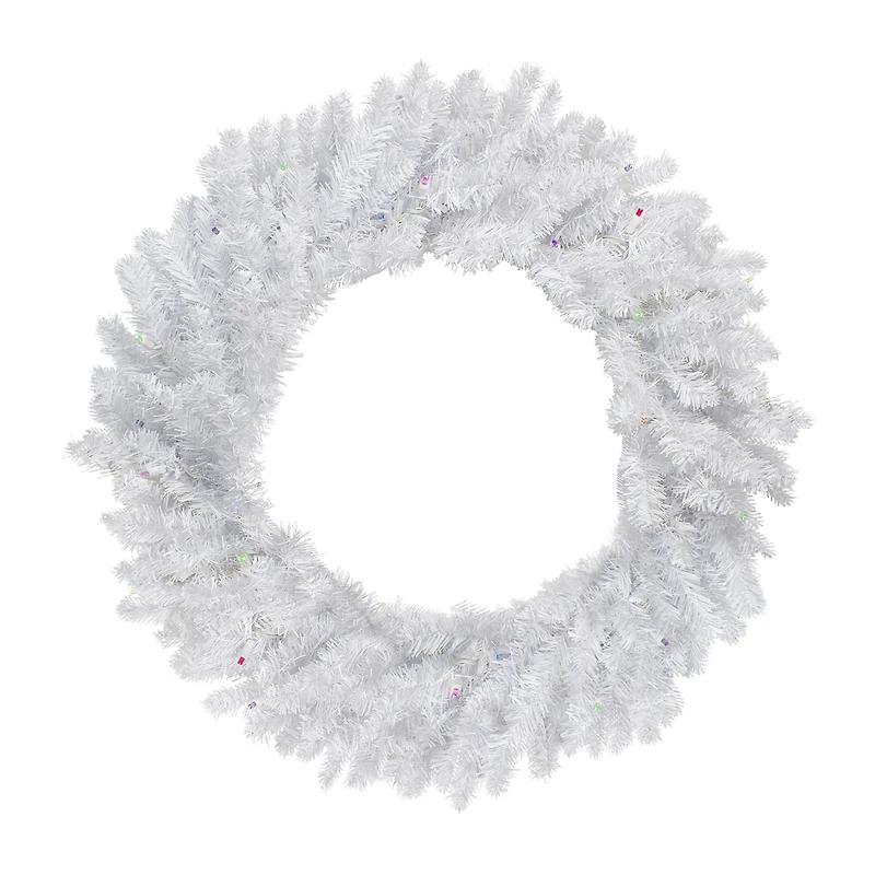 Northlight Snow White Pre-Lit Wreath
