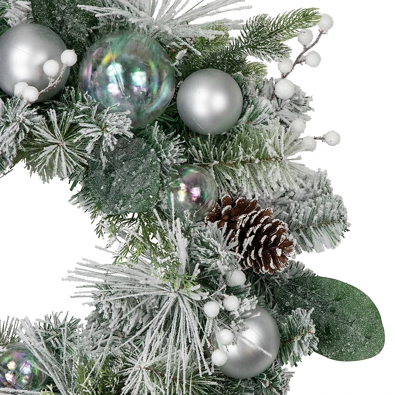 Northlight Flocked Pine Wreath