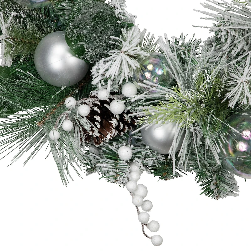 Northlight Flocked Pine Wreath