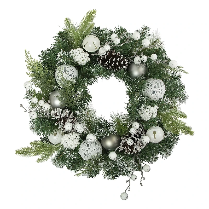 Northlight Pine Frosted Artificial Wreath