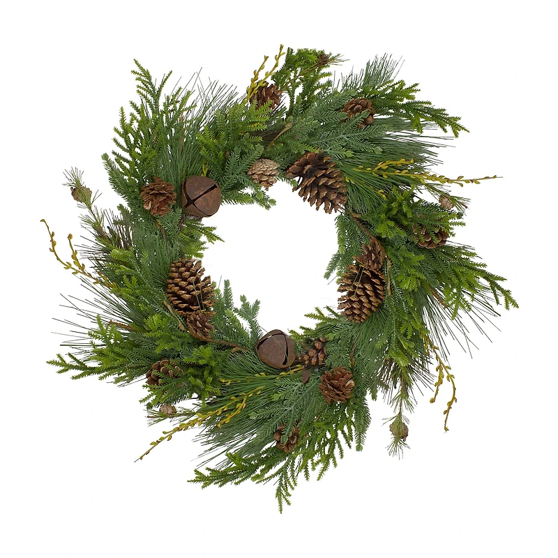 Northlight 30in Pinecone Unlit Wreath