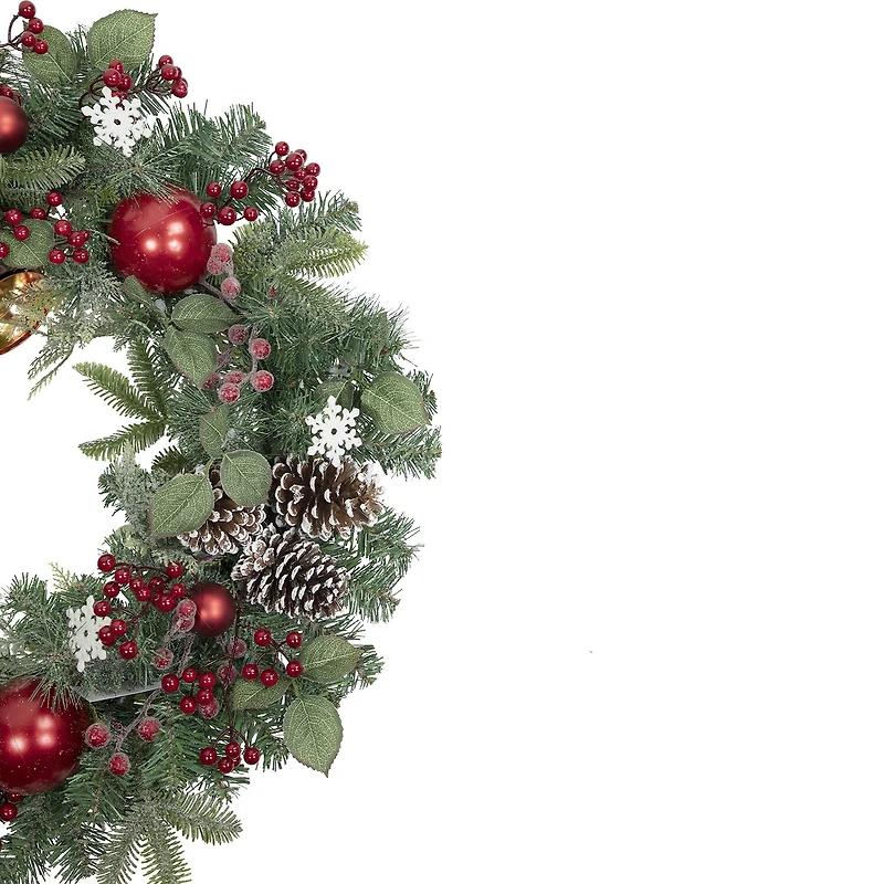 Northlight Bells And Mixed Foliage Wreath