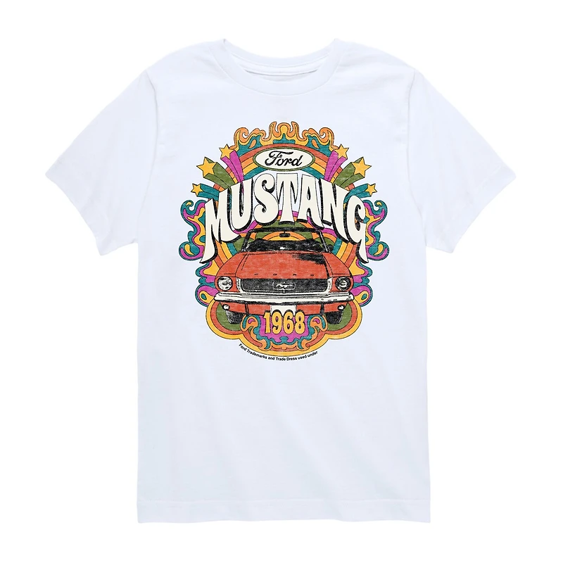 Big Kid Girls Crew Neck Short Sleeve Classic Fit Graphic T-Shirt