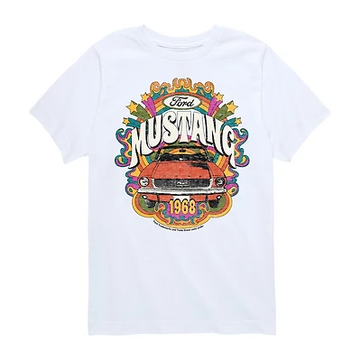 Big Kid Girls Crew Neck Short Sleeve Classic Fit Graphic T-Shirt