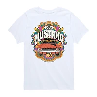 Big Kid Girls Crew Neck Short Sleeve Classic Fit Graphic T-Shirt