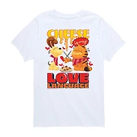 Big Kid Girls Crew Neck Short Sleeve Garfield T-Shirt