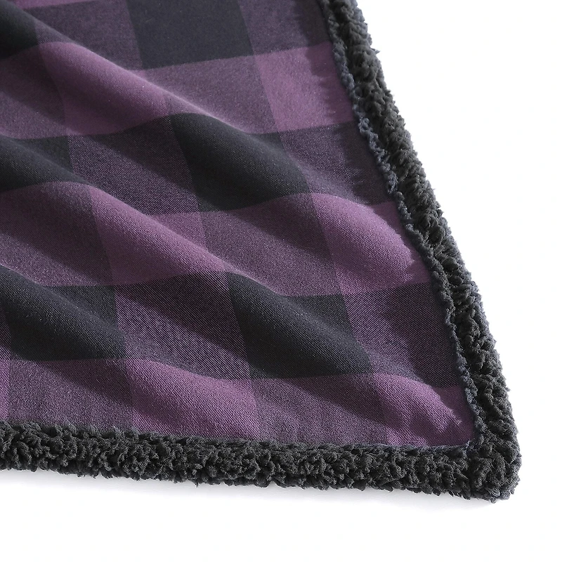 Eddie Bauer Cabin Plaid Cotton Flannel Lightweight Throw