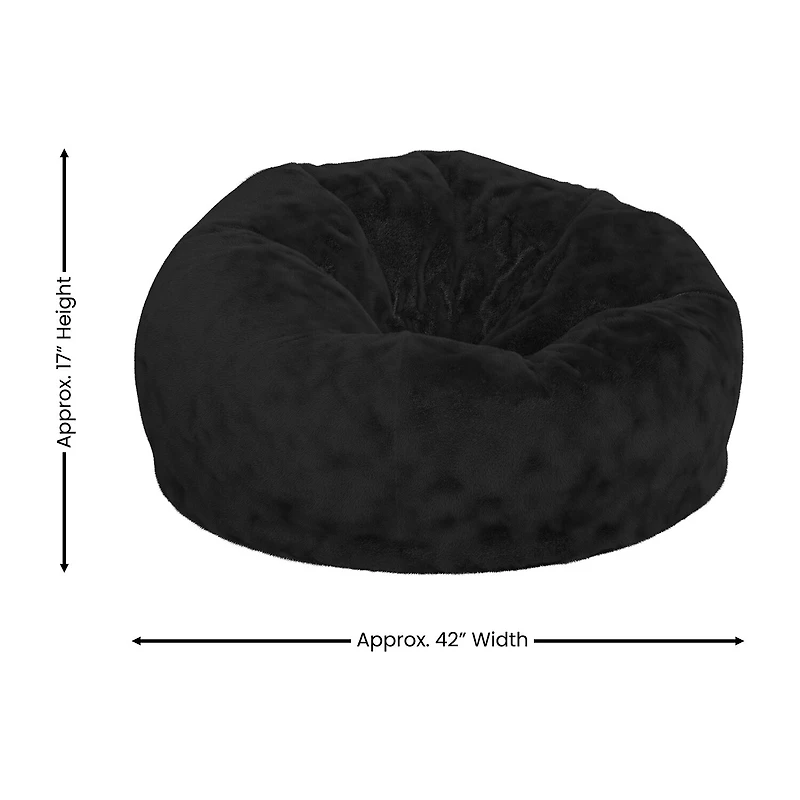 Duncan Furry Bean Bag Chair