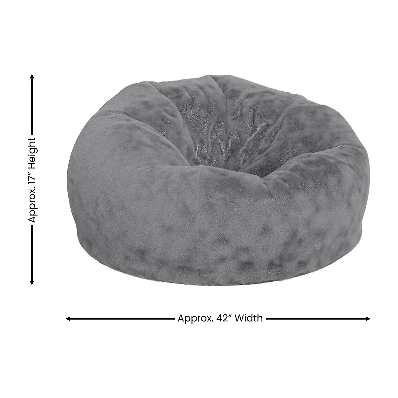 Duncan Furry Bean Bag Chair