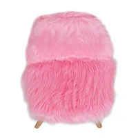 Zula Shaggy Dog Accent Chairs for Kids - Set of 4