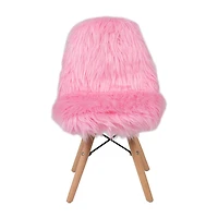 Zula Shaggy Dog Accent Chair for Kids