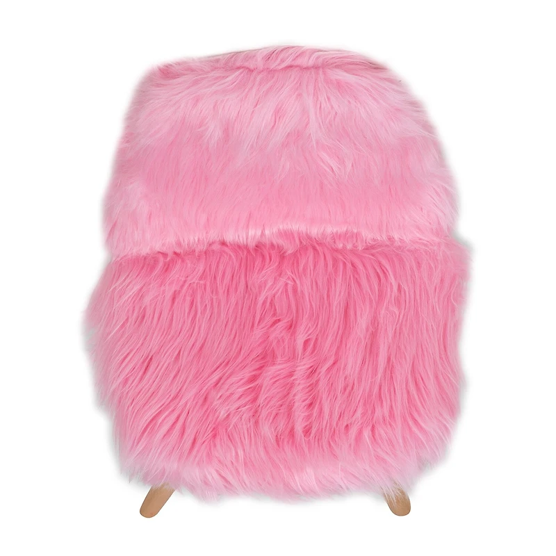 Zula Shaggy Dog Accent Chair for Kids