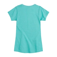 Big Kid Girls Crew Neck Short Sleeve Classic Fit Garfield Graphic T-Shirt