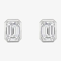 Grown Gorgeous (F,Vs2) 2 1/4 CT. T.W. Lab-Grown Diamond 14K Gold 8.8mm Emerald-cut Stud Earrings