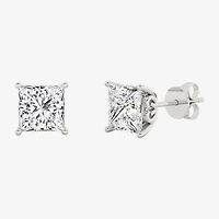 Grown Gorgeous (Vs2, F) 2 1/4 CT. T.W. Lab-Grown Diamond 14K Gold or Platinum 6.3mm Princess Stud Earrings