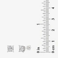 Grown Gorgeous (Vs2, F) 2 1/4 CT. T.W. Lab-Grown Diamond 14K Gold or Platinum 6.3mm Princess Stud Earrings