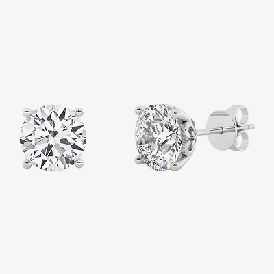 Grown Gorgeous (Vs2/F) 2 1/4 CT. T.W. Lab-Grown Diamond 14K Gold or Platinum 6.8mm Round Stud Earrings