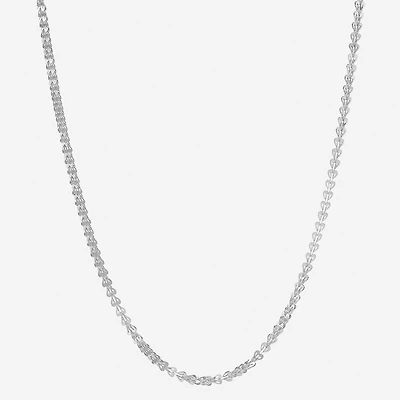 Unisex Adult 10K Gold 18 Inch Link Chain Necklace