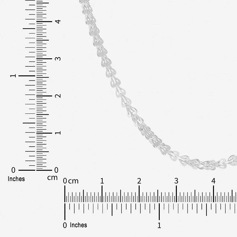Unisex Adult 10K Gold 18 Inch Link Chain Necklace
