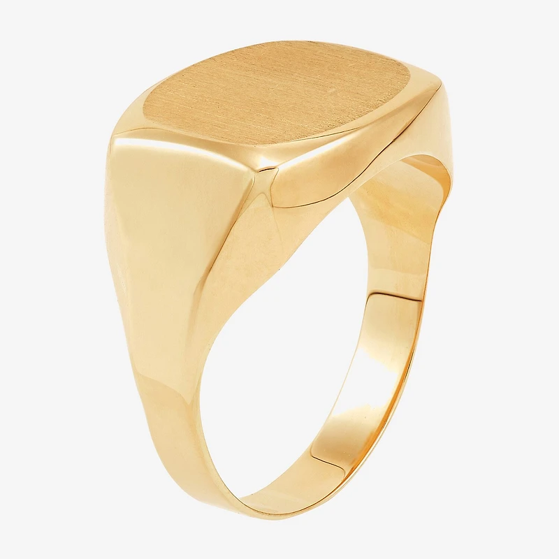 Mens 14K Gold Signet Ring