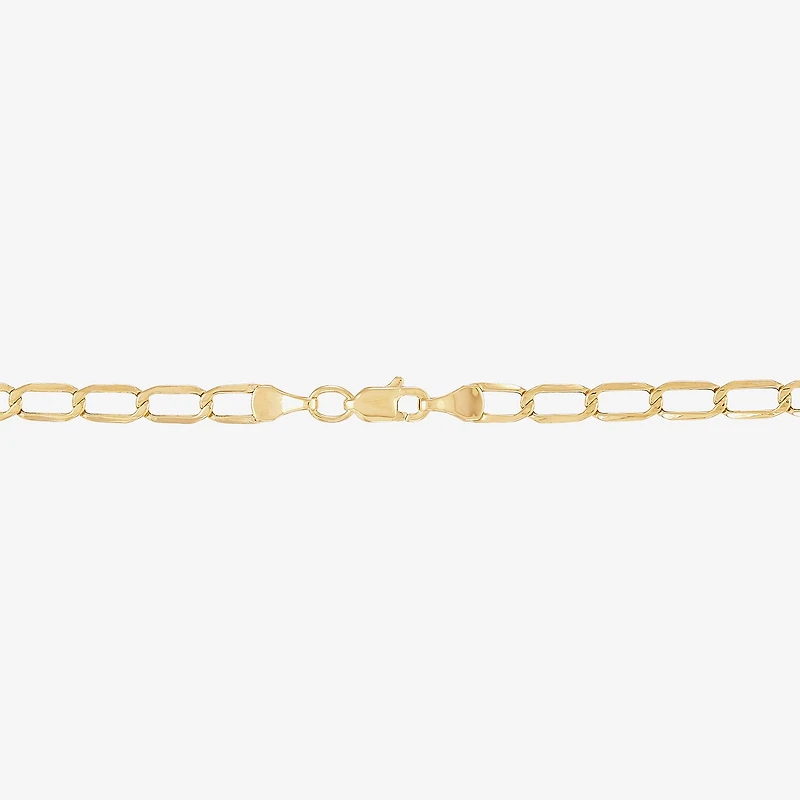 Unisex Adult 14K Gold 20 Inch Curb Chain Necklace