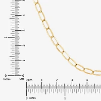 Unisex Adult 14K Gold 20 Inch Curb Chain Necklace