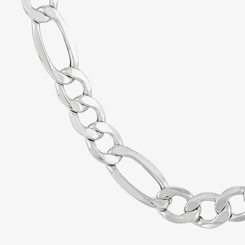 Made Italy Mens 10K Gold 22 Inch Link Necklace