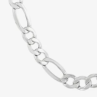 Made Italy Mens 10K Gold 22 Inch Link Necklace