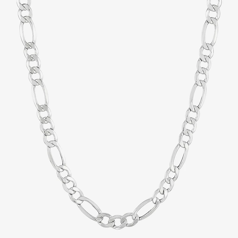 Made Italy Mens 10K Gold 22 Inch Link Necklace