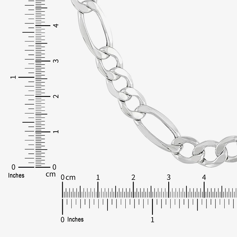 Made Italy Mens 10K Gold 22 Inch Link Necklace
